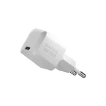 GaN-kiirlaadija 30 W native union Native Union Fast GaN Charger PD 30W USB-C 1-pordiga 100&ndash;240 V valge s&uuml;le-, nuti- ja tahvelarvutile liigvoolu-, liigpinge- ja &uuml;lekuumenemiskaitsega