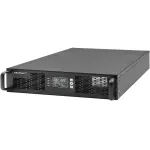 Qoltec toiteadapter AWARYJNY DO RACK 3KVA 3000W v&otilde;imsustegur 1.0 LCD EPO USB on-LINE (3VA, 3000W, topeltmuundusega online UPS), UPS