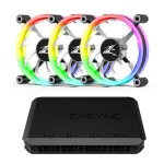 Zalman ZM-LF120A3 arvuti jahutuss&uuml;steem Arvutikorpuse ventilaator 12 cm Must, Valge
