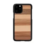 man and wood nutitelefoni &uuml;mbris iPhone 11 Pro-le &mdash; must liivav&auml;rv, kaitsev kest