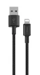 USB-A &ndash; Lightningi kaabel Orsen S9L 1 m 2,1 A &ndash; must