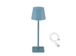 Beper P207ILI200 laetav LED laualamp, puutel&uuml;liti, h&auml;mardatav, kiltkivisinine