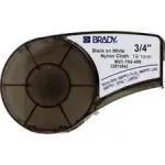 Isekleepuv printerisilt Brady 110895 must valge