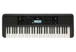 Klaviatuur YAMAHA PSR-E383 &mdash; 61 klahviga kaasaskantav MIDI-klaviatuur, LCD-ekraan, USB, sisseehitatud k&otilde;larid, akutoitel (6), must