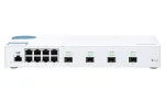 QNAP QSW-M408S v&otilde;rgul&uuml;liti Hallatav L2 Gigabit Ethernet (10/100/1000) Valge