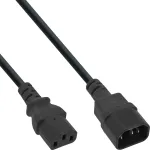 K&uuml;lmseadme pikendusjuhe C13/C14 InLine 16632 must 1,8 m