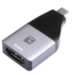Techly IADAP-USBC-HDMI4K USB-C &ndash; HDMI adapter, 24-kontaktiline USB-C pistik &ndash; HDMI pesa, 4K (3840 x 2160), must, h&otilde;bedane