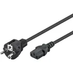 Goobay IEC-juhe 5 m must pistik t&uuml;&uuml;p F IEC C13 H05VV-F3G