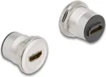 DeLOCK 88191 pistikupesa 2 x HDMI must h&otilde;bedane
