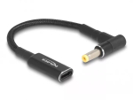 DeLOCK adapterkaabel USB USB-C emane HP 4.8 x 1.7 mm isasele 90&deg; 15 cm