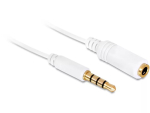 Audio kaabel DeLOCK 84717 0.5m 3.5mm Valge