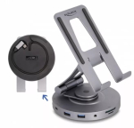 DeLOCK tahvelarvuti ja s&uuml;learvuti dokkimisalus 4K HDMI USB-jaotur SD Micro SD PD 3.0