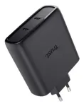 TRUST Maxo 100W 2-Port USB-C GaN Charger &mdash; 100 W, 2&times; USB-C, 20 V max, 2 m kaabel, must