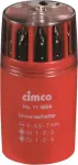 Cimco otsakukarp 10-osaline komplekt 11 4604 &mdash; 10 t&auml;ppiskruvikeeraja otsakut kompaktses hoiustamises