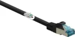 Renkforce RF-5047478 v&otilde;rgukaabel Must 2 m Cat6a S/FTP (S-STP) (RF-5047478)