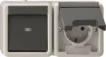 GIRA 417730 kombineeritud l&uuml;liti/pistikupesa horisontaalne K (417730)