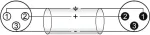 Helikaabel XLR 3-kontaktiline Omnitronic 3022010L Sinine 3m