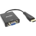 InLine'i muundur HDMI-lt VGA-le koos helisisendiga HDMI v&auml;ljund VGA ja stereoaudio