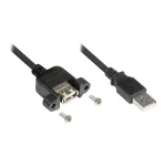 Good Connections USB2.0 pikendus A-Einbaub. A 0,3m