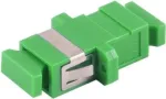 S/CONN 07-60051 fiiberoptiline adapter SC/SC, simplex, roheline