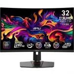 MSI MPG 321URXDE QD-OLED, m&auml;ngurimonitor 80 cm (31,5 tolli), must, UltraHD/4K, QD-OLED, Adaptive-Sync, USB-C, 240 Hz paneel (9S6-3DD29A-056)