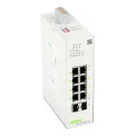 WAGO 852-1813/000-001 Lean-juhtimisega l&uuml;liti 8 Port 1000Base-T 2-Pesa 1000Base-SX/L