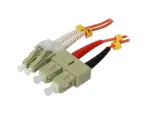 Fiiberoptiline kaabel Synergy 21 S216728 0,5 m 2x LC 2x SC oranž