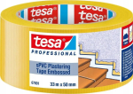 Krohvimisteip Tesa 67001 33 m x 50 mm reljeefne kollane