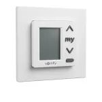 SOMFY Chronis Uno 50 digitaalne taimer ruloodele ja kardinateniidile, 50x50mm, puhasvalge (RAL 9010), 230V