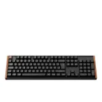 Keychron K10 HE juhtmevaba magnetl&uuml;litiga kohandatav klaviatuur saksa paigutusega (must/puit, DE-paigutus, Gateron Double-Rail Magnetic Nebula, Hot-Swap, alumiiniumraam, RGB)