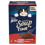 PURINA FELIX Soup Original Country Flavours 6x48g Wet Cat Food