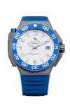 STRUMENTO MARINO SM129S-TTBNBL meeste automaatne sukeldumiskell 46mm sinine sihverplaat silikoonrihm