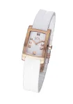 SOL WATCH WOMAN 10011/3 23mm Kvarts Analoog Roostevabast Terasest Korpuse Nahast Rihma Valge Sihtnumbri Must Rihm