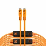 Tether Tools TetherPro USB-C Optima 10G Straight Orange 9,4m