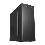 FSP CMT160 Midi Tower arvutikorpus, ATX/micro ATX/ITX, 1x 5,25&Prime; + 1x 3,5&Prime; + 2x 2,5&Prime; sektsiooni, 6 laiendusplaati, ilma toiteplokita, must