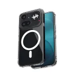 Crong Hybrid Clear Magnetic Case MagSafe for Nothing Phone 4a Pro (Transparent)