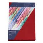 Artoz Papier Mosaic &Uuml;mbrikud DIN C6 ilma aknata Tulepunane m&auml;rgliimiga 20 tk