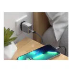Satechi 20W USB-C PD sein&auml;laadija, must/hall