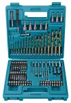 Makita B-49373 75-osaline puuri- ja kruvikeeraja otsikute komplekt plastkohvriga