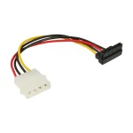 InLine SATA toiteadapteri kaabel 5,25 tolli / 15 kontaktiga SATA 0,15 m, nurga all allapoole
