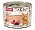 ANIMONDA Carny Adult Chicken, kalkuni ja pardi s&uuml;damed - m&auml;rg kassitoit - 200 g