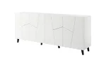 Cama Meble ETNA kummut 200x42x82 cm, valge matt