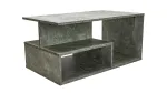 Topeshop PRIMA BETON diivanilaud, vabakujuline, 1 jalg
