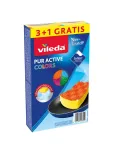 K&auml;sn Vileda Pur Active Colors 4 tk