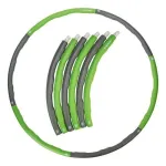 Tunturi hular&otilde;ngas kokkupandav treeningr&otilde;ngas - 100 cm, 1,2 kg, hall/roheline