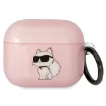 Karl Lagerfeld KLA3HNCHTCP AirPods 3 kate roosa Ikonik Choupette
