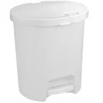 CURVER Deco Bin Pedaaliga Pr&uuml;gikast 25L 36x41cm Valge