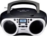 Lenco SCD-501 WH kaasaskantav CD-m&auml;ngija Bluetoothi, FM-raadio ja USB MP3-esitusega, valge/must