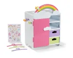 Nukuriidekapp zapf creation BABY born Rainbow Wardrobe &mdash; nukkudele, valgusefektid, vajab 3&times;AAA patareid, soovitatav vanus 3+