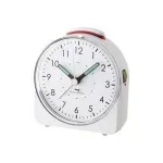 TFA DOSTMANN 60.1508.02 Sunrise &auml;ratuskell &auml;ratusvalgustiga, FM-raadioga, mitmev&auml;rvilise LED-iga, kahe &auml;ratusega, USB laadimisportiga, valge